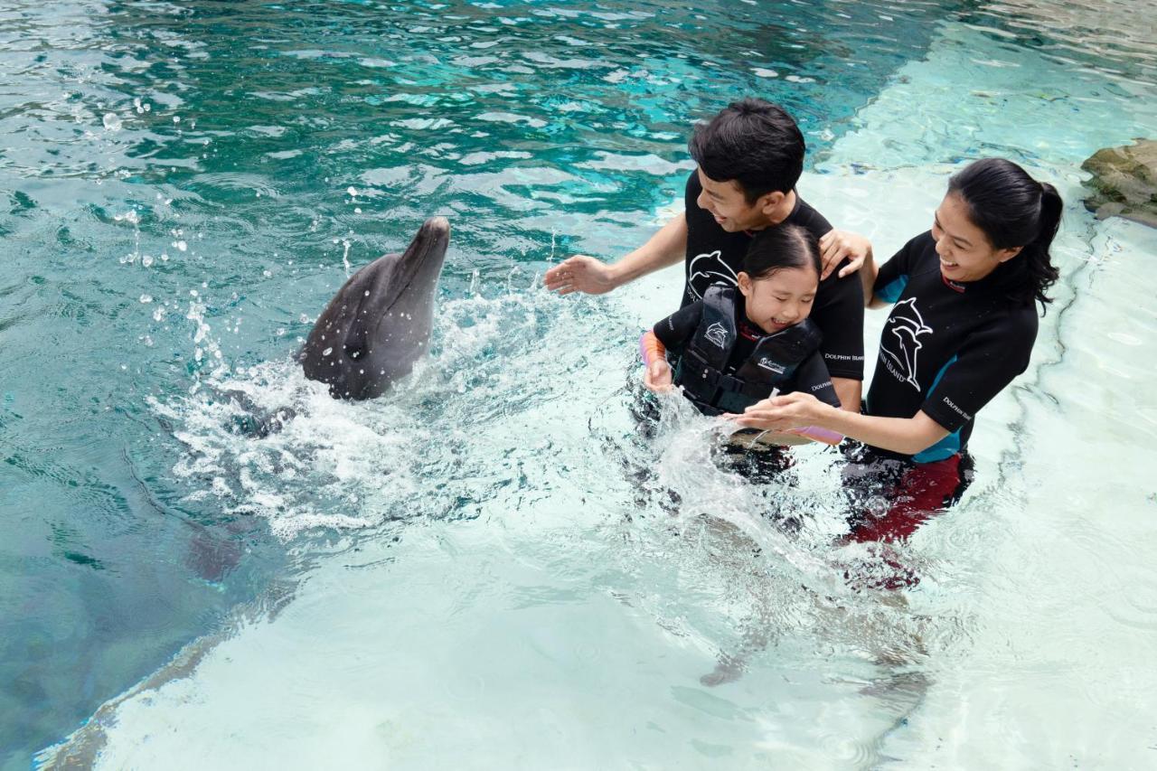 Resorts World Sentosa - Hotel Singapur Zewnętrze zdjęcie Dolphin Interaction